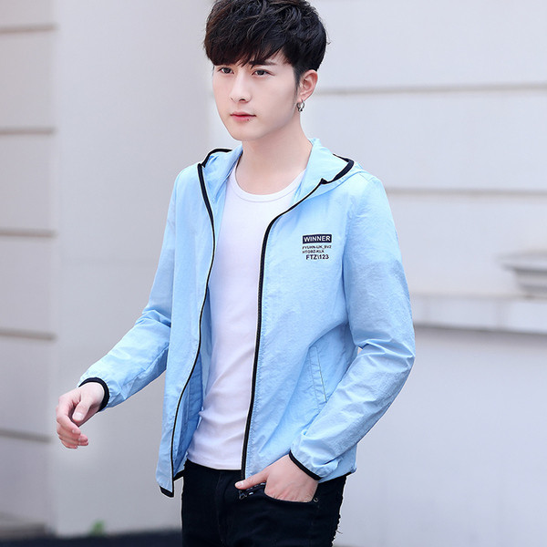 Hanorac modern pentru bărbați în patru culori cu inscripție