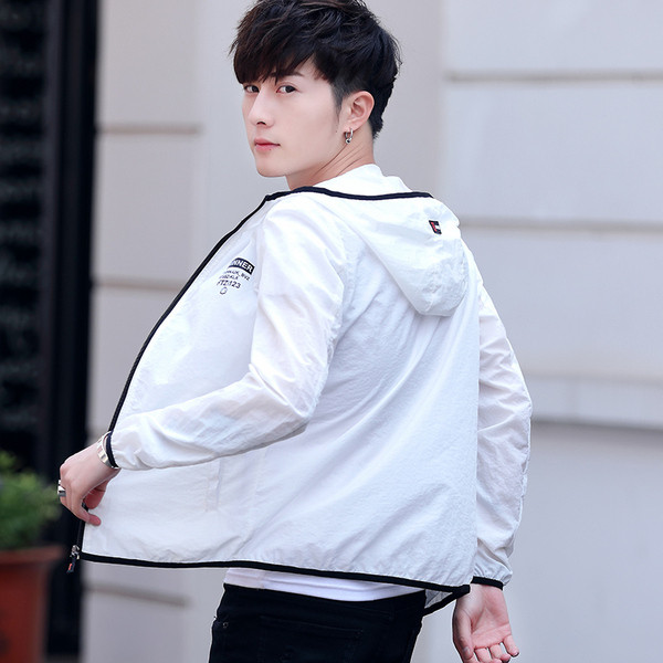 Hanorac modern pentru bărbați în patru culori cu inscripție