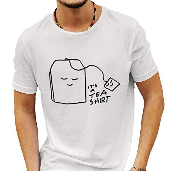 Tricou bărbătesc cu aplicație în alb, negru, gri și roșu