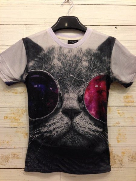 Tricou pentru bărbați cu aplicare cu efect 3D