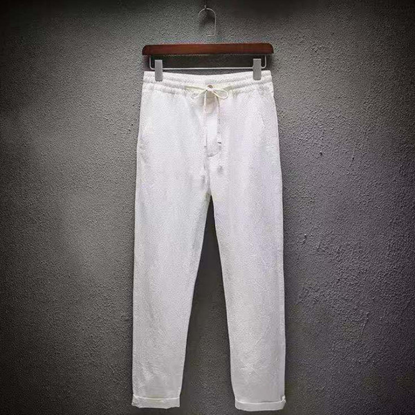 Μοντέρνα ανδρικά παντελόνια σε διάφορα χρώματα με δεσμούς