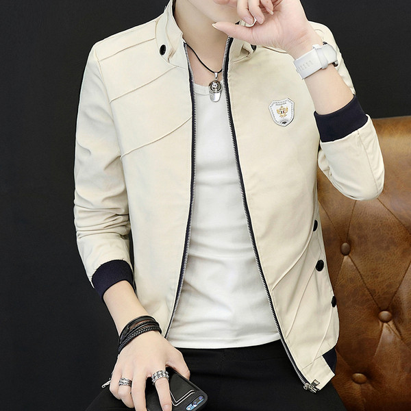 Jachetă modernă de primăvară pentru bărbați în mai multe culori