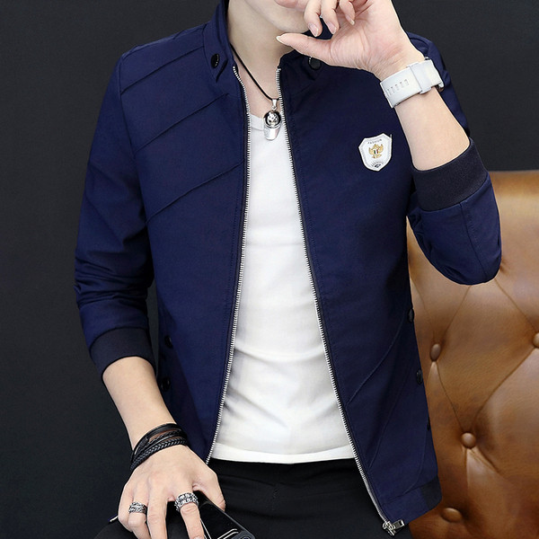 Jachetă modernă de primăvară pentru bărbați în mai multe culori