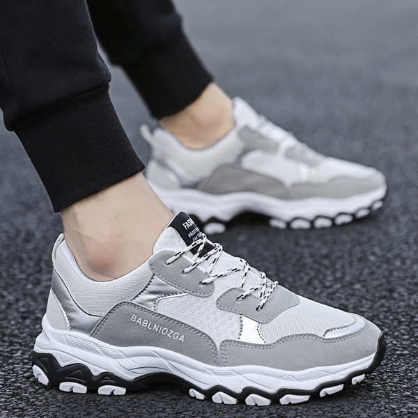 Adidasi de actualitate pentru barbati cu talpa inalta in trei culori