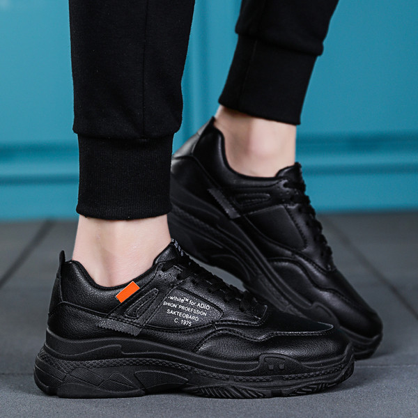 Tenisi casual barbatesti din piele ecologica in trei culori