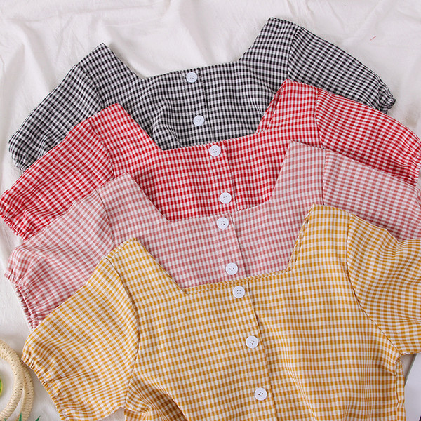 Bluza de dama in dungi cu nasturi in mai multe culori