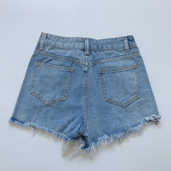 Blugi moderni de dama cu paiete si motive rupte