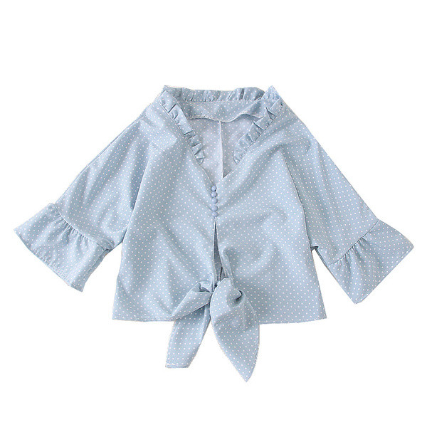 Γυναικείες κοντές μπλούζες με ντεκολτέ σε σχήμα V