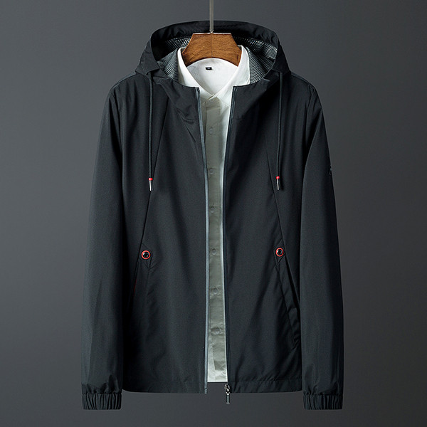 Ανδρικό φούτερ σε τρία χρώματα με κουκούλα και κορδόνια