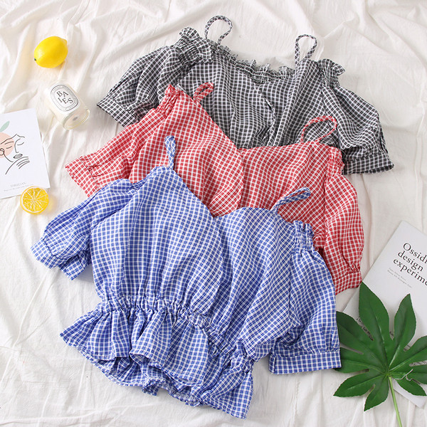 Cămașă de damă cu mâneci căzute în mai multe culori