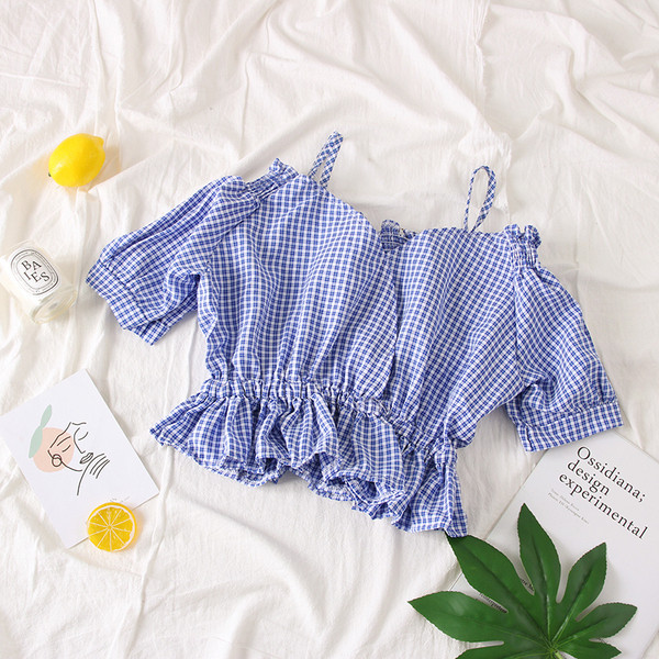 Cămașă de damă cu mâneci căzute în mai multe culori