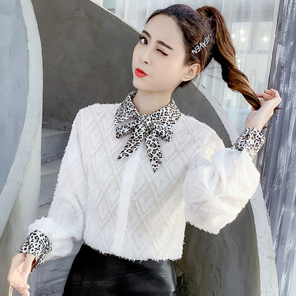 Modern női ing állatmotívumokkal, két színben