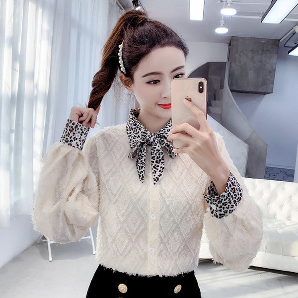 Modern női ing állatmotívumokkal, két színben