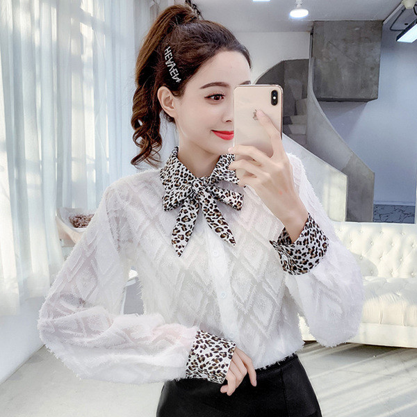 Modern női ing állatmotívumokkal, két színben