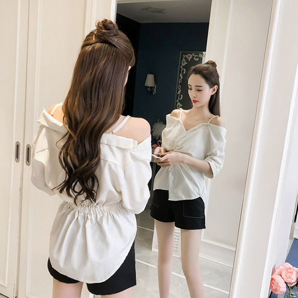 Modern női kockás ing két színben