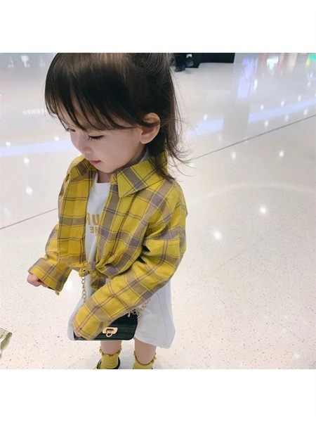 Modern gyerek kockás ing lányoknak többféle színben