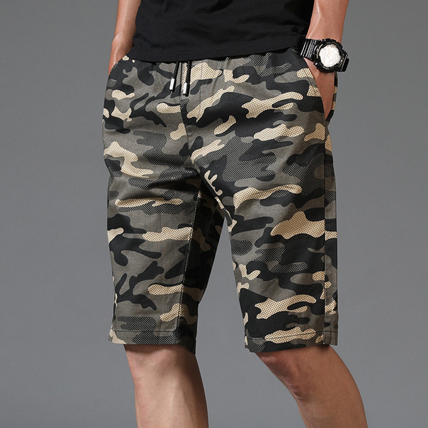 Divatos rövid terepszínű nadrág több színben