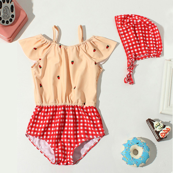 Gyermek fürdőruha lányoknak két színben