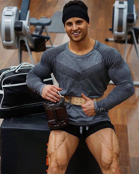 Bluză sport-casual pentru bărbați în gri