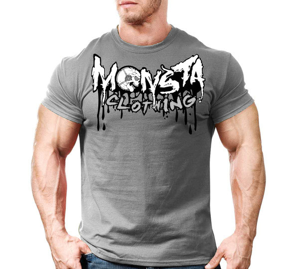 Tricou casual barbatesc in patru culori cu aplicatie pe spate