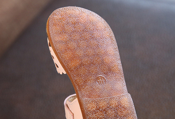 Szandál lányoknak két színben szalaggal