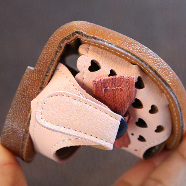 Szandál lányoknak két színben szalaggal