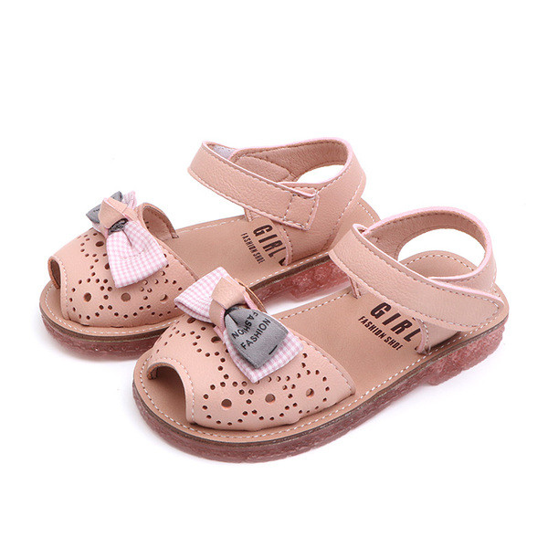 Szandál lányoknak két színben szalaggal