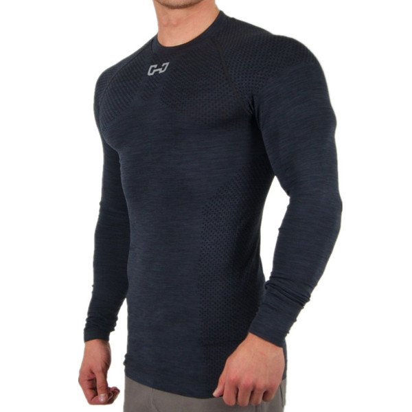 Modern férfi blúz hosszú ujjú fekete és szürke színben