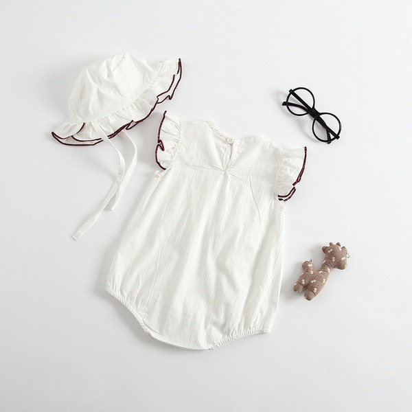 Modern gyerek test lányoknak fehér és rózsaszín színben