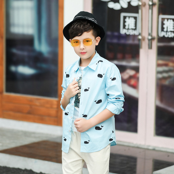 Modern gyereking fiúknak hosszú ujjal, két színben