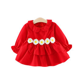 Stílusos gyerekruha három színben 3D elemmel