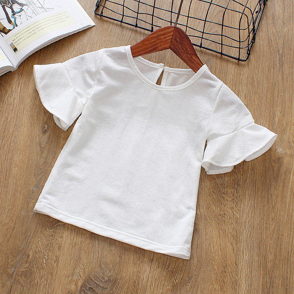 Modern gyerekruha három színben, rövid ujjal és csipkével