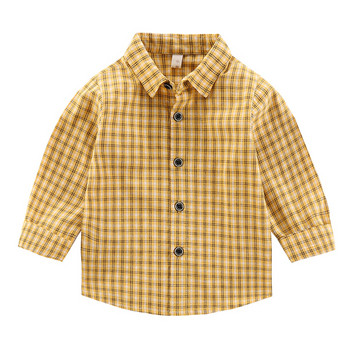 Модерна детска риза за момчета в два цвята