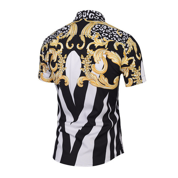 Új modell nyári férfi ing rövid ujjal