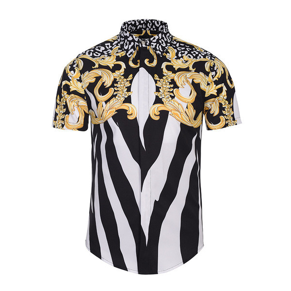 Új modell nyári férfi ing rövid ujjal