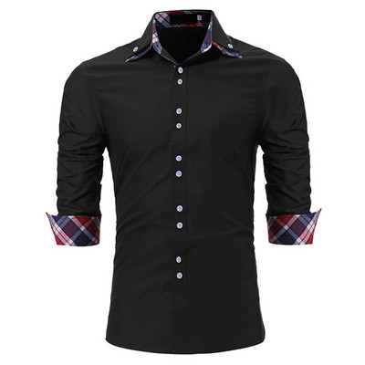 Stílusos férfi ing görgős ujjakkal, többféle színben