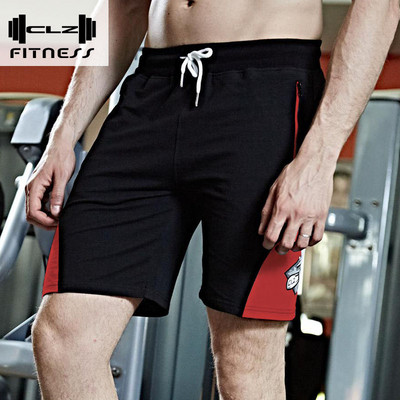 Férfi sport rövidnadrág két színben nyakkendővel