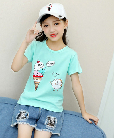 Alkalmi gyerek póló lányoknak több színben rátéttel