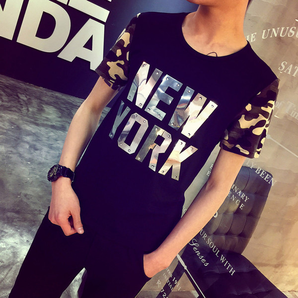 Stílusos férfi póló két színben