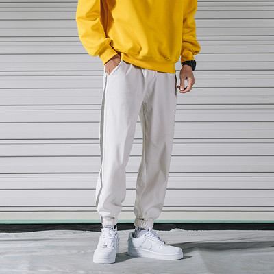 Sport és alkalmi férfi nadrág három színben felirattal