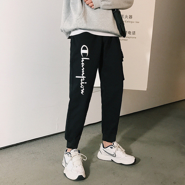 Modern férfi sportnadrág két színben felirattal