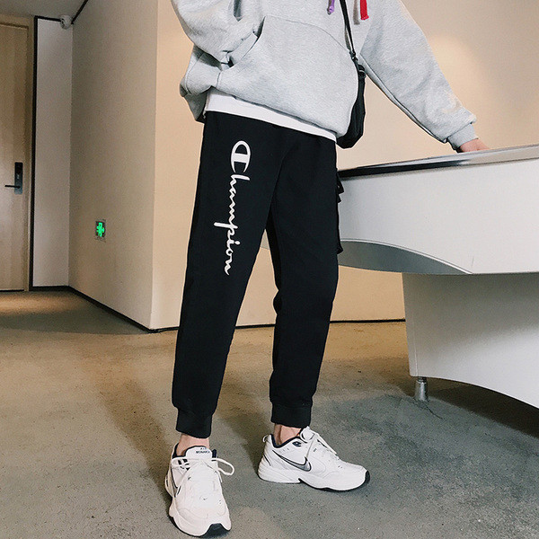 Modern férfi sportnadrág két színben felirattal