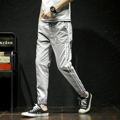 Férfi sportnadrág három színben, színes szegéllyel