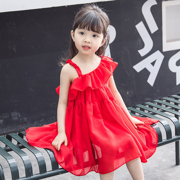 Stílusos piros gyerekruha lányoknak