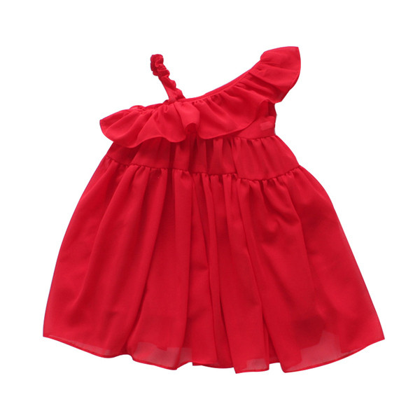 Stílusos piros gyerekruha lányoknak