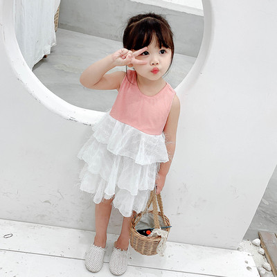 Új modell gyerekruha széles pántokkal több színben