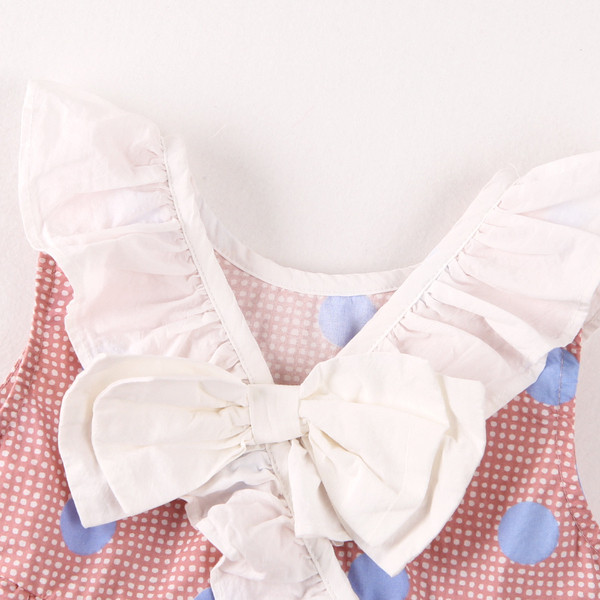 Pöttyös gyerekruha két színben