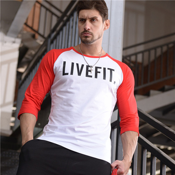 Bluză casual pentru bărbați cu inscripție în trei culori