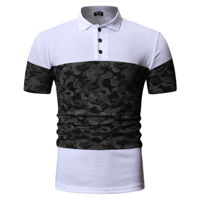 Tricou elegant pentru bărbați cu guler în mai multe culori