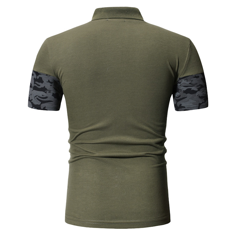 Tricou elegant pentru bărbați cu guler în mai multe culori